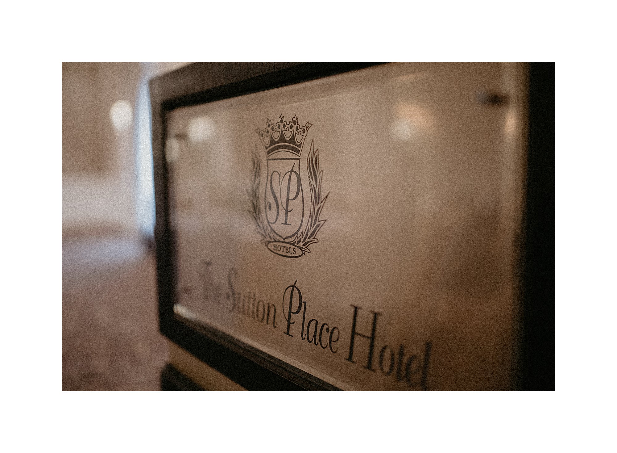 The Sutton Place Hotel Sign